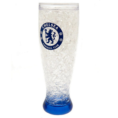 Chelsea FC Slim Freezer Tankard Clear/Royal Blue (One Size)