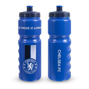Chelsea FC The Pride Of London Water Bottle Blue/White (One Size)