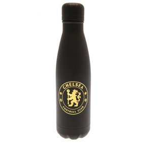 Chelsea FC Thermal Flask Black/Gold (One Size)