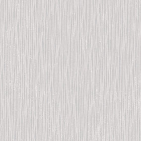 Chelsea Glitter Plain Textured Wallpaper In Soft Grey And Silver