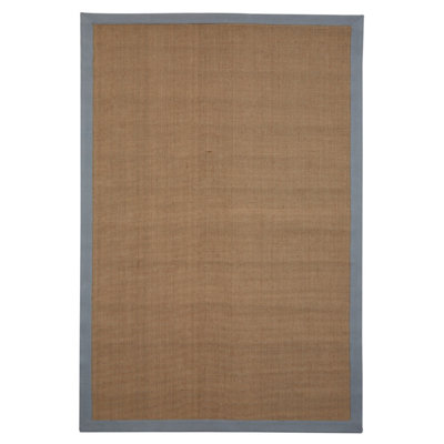 Chelsea Jute Rug with Cotton Grey Border 120x180cm