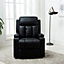 Chelsea Leather Push Back Cinematic Inspired Recliner Chair