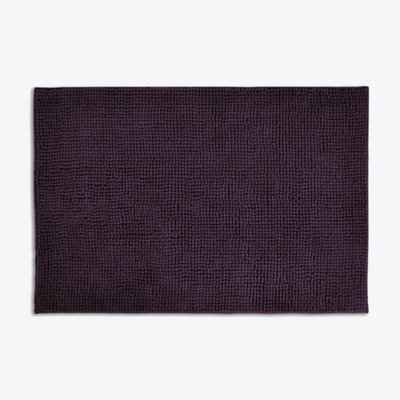 Chenille Bobble Bath Mat Supersoft Microfibre & Non-Slip - Large, Plum Price Comparisons | Compare The Build