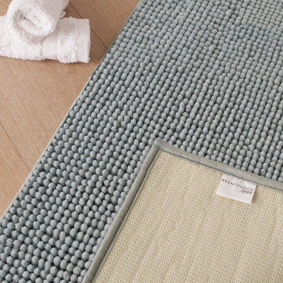 Chenille Noodle Non-Slip Soft Shower Bath Mat - 4