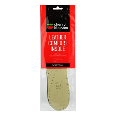 Cherry Blossom Leather Comfort Insole