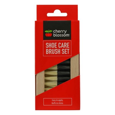 Cherry Blossom Shoe Care Brush Set