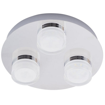 CHERRY - CGC Chrome 3 Head Bathroom Light with Opal Diffuser