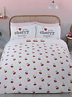 Cherry Much Single Duvet Cover and Pillowcase Set