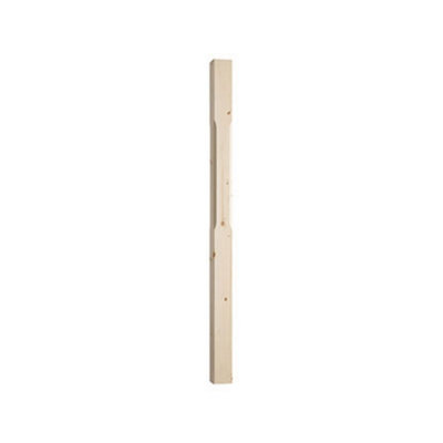 Cheshire Mouldings Pine Stop Chamfered Spindle Stair Kit (W) 41mm - 3