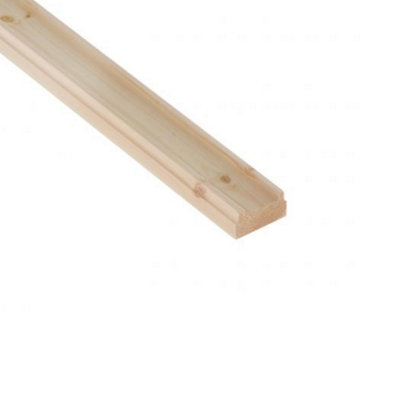 Cheshire Mouldings Pine Stop Chamfered Spindle Stair Kit (W) 41mm - 4
