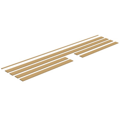 Cheshire Mouldings WPKT2 (MDF) Modern Wall Panelling Kit (H) 2000mm (W) 63mm (T) 9mm 5 Pack