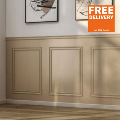 Cheshire Mouldings WPKT5 Pine Slim Dado Wall Panelling Kit (H) 2000mm (W) 45mm (T) 9mm 2 Pack