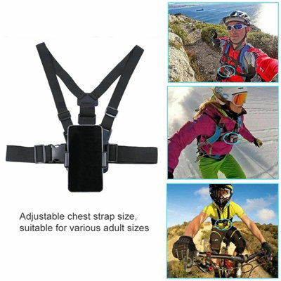 Chest Mount Harness Strap Phone Holder Action Camera POV for Mobile ...