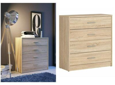 Chest of Drawers Storage Unit Modern Bedroom Hallway Kids Sonoma Oak Effect Nepo