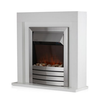 Chester 2KW Fireplace Suite - 2 heat settings & adjustable thermostat