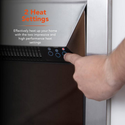 Chester 2KW Fireplace Suite - 2 heat settings & adjustable thermostat - 3