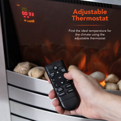 Chester 2KW Fireplace Suite - 2 heat settings & adjustable thermostat - 5