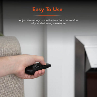 Chester 2KW Fireplace Suite - 2 heat settings & adjustable thermostat - 8