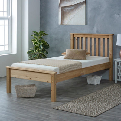 Chester Solo Pine Wooden Bed Frame 4'0 Small Double - Waxed | DIY at B&Q