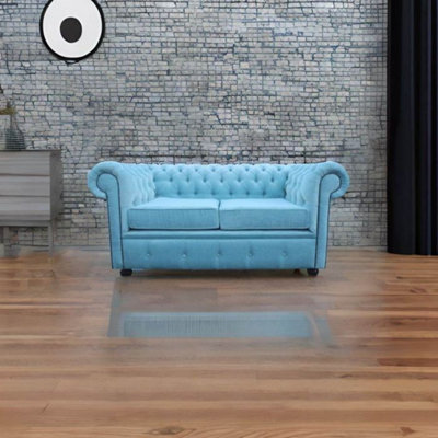 Duck egg blue chesterfield sofa sale