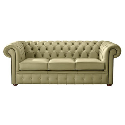 Chesterfield 3 Seater Shelly Golders Green Leather Sofa Bespoke In ...