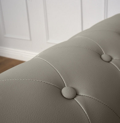 Chesterfield Faux Leather Button-Tufted 2 & 3 Seater Sofa Set