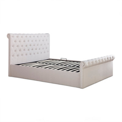 Off white deals sleigh bed