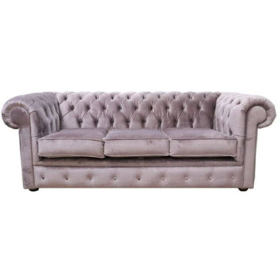 Chesterfield Original Thomas 3 Seater Sofa Settee Tuscany Lavender In ...