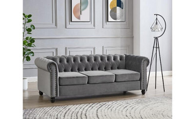 Chesterfield Sofa Bed 3 Seater | Cabinets Matttroy
