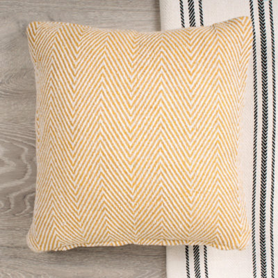 Chevron Eco Eco-Friendly Filled Cushion