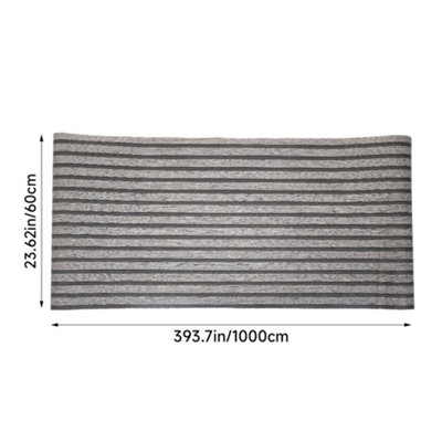 Chic 3D Wooden Slat Wallpaper, Non-Woven Paste for Stylish Wall Covering 10m x 60cm