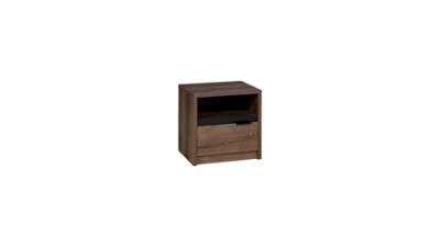 Chic Denver Cabinet - Compact Rustic Style with Drawer in Oak Monastery - W470mm x H460mm x D400mm