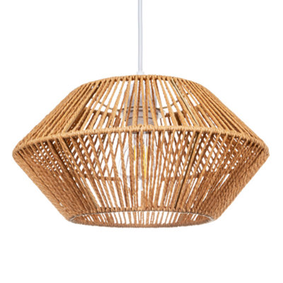 Bamboo lamp shade deals b&q