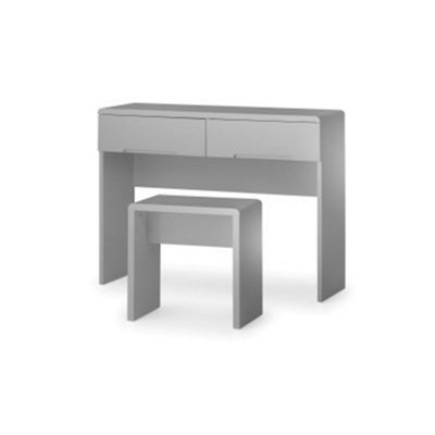 Light grey deals gloss dressing table