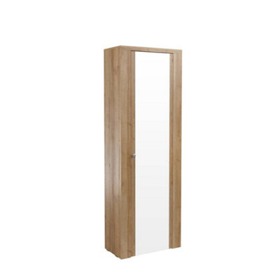 Chic Larona 88 Hallway Cabinet 650mm in Oak Riviera - Sleek Storage Marvel H1900mm D340mm