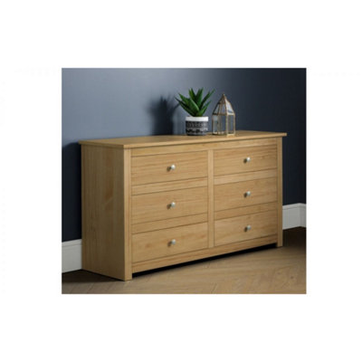 Chic Smoky Grey Chest 3 Drawers DIY at B&Q