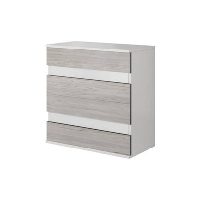 Chic White Matt Chest of Drawers H900mm W900mm D430mm - Modern Design with Kathult Decor