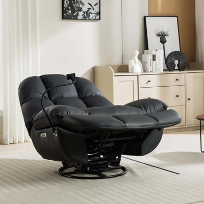 Black rocker recliner discount