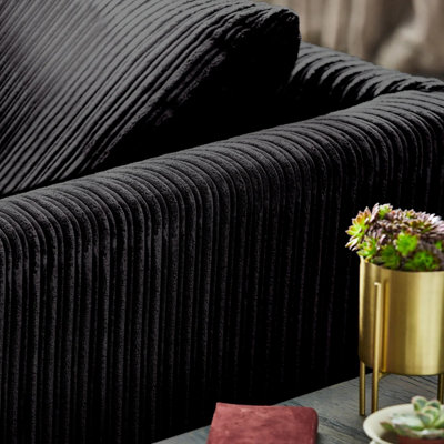 Cord deals velour sofa