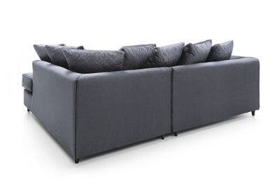 Chicago velvet 2024 corner sofa