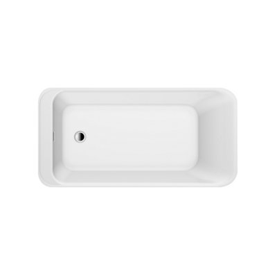 Chicago White Acrylic Freestanding Bath (L)1600mm (W)800mm