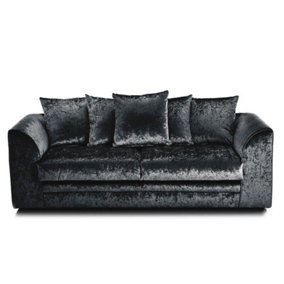 Chicco Velvet Fabric 3 Seater Sofa