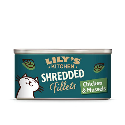 Chicken & Mussels Shredded Fillets Tin 70g (Pack of 24)