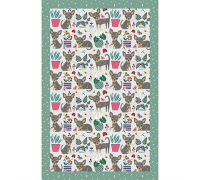 Chihuahua Animal Print 100% Cotton Tea Towel Price Comparisons | Compare The Build