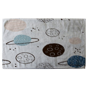 Child hand drawn space elements (Bath Towel) / Default Title