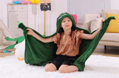 Children's LED blanket cloak - Dinosaur | DIY at B&Q