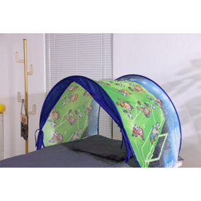 Children's pop up, over bed play tent - Football