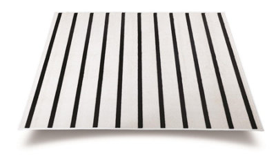 Children's Room Modern Design Black and White Stripe Rug 100 x 150 cm