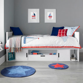 Children's Vancouver Cabin Bed Frame Only - Painted White Finish