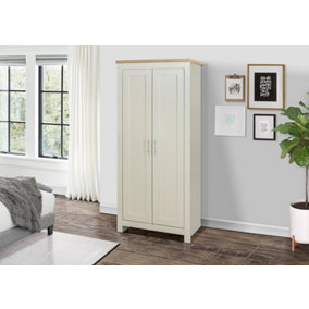 Single deals cream wardrobe